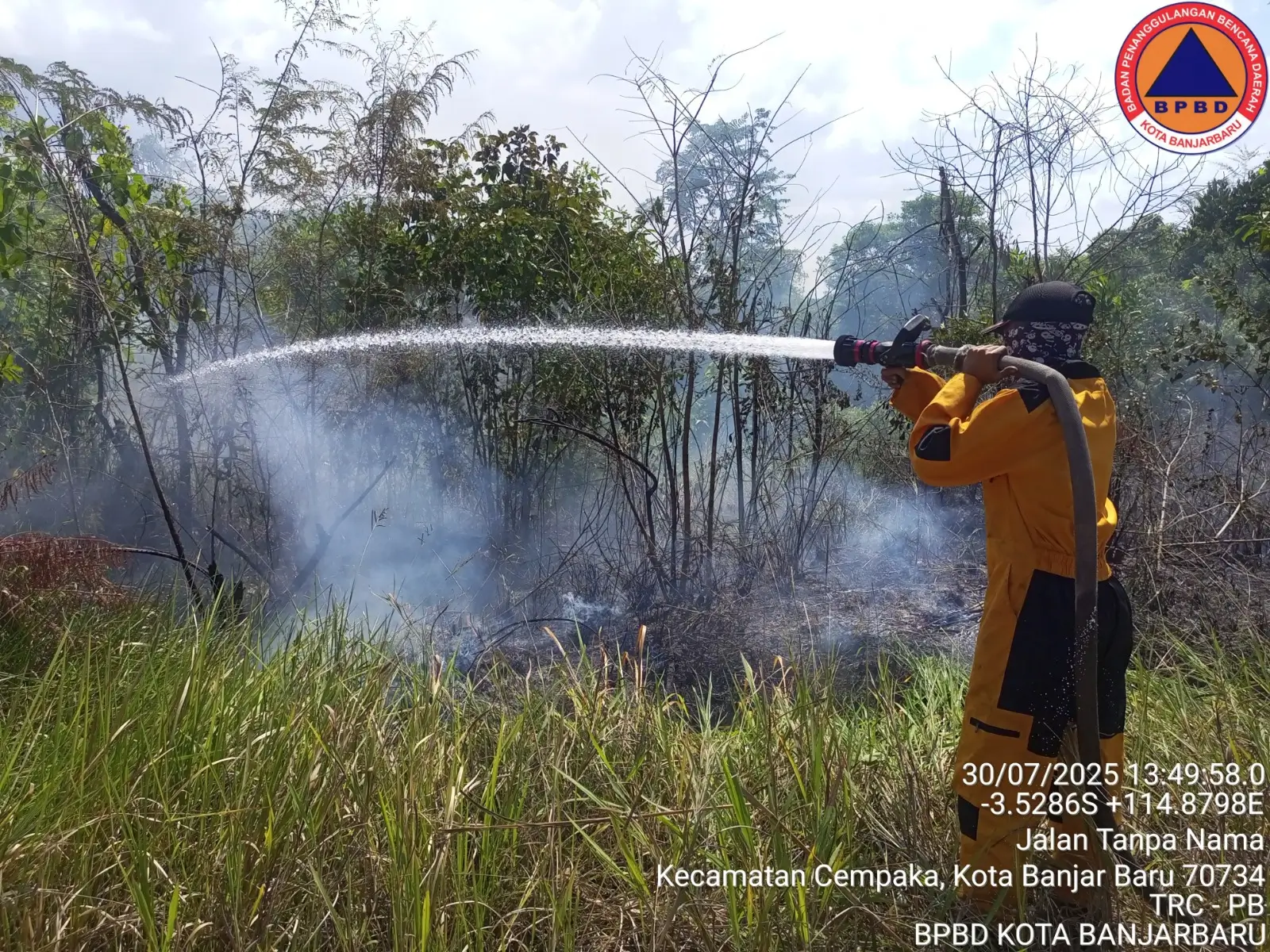 Perkembangan Situasi dan Penanganan Bencana 31 Juli 2025